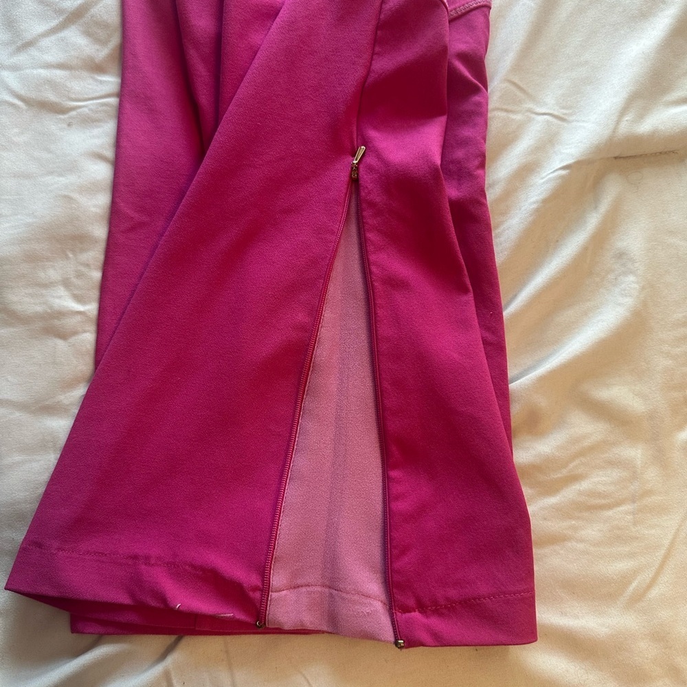 Nike Dri-Fit Women’s Athletic Pants Size 6 – Hot Pink Magenta, Zip Ankle,Pocket - Picture 10 of 15